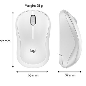 Logitech M221 Sessiz Kompakt Kablosuz Mouse - Beyaz buyuk 6