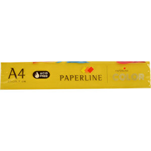 Paperline IT250 A4 Limon Sarı Fotokopi Kağıdı 80 gr 1 Paket (500 Yaprak)