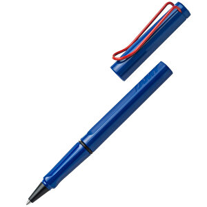 Lamy Safari 314 Mk Mavi Gövde Kırmızı Klips Roller Kalem