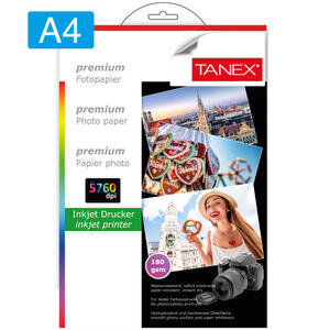 Tanex Fotoğraf Kağıdı A4 180 gr 210 mm x 297 mm 25 Sayfa