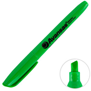 Avansas Style Fosforlu Kalem Yeşil Renk  buyuk 1