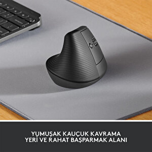 Logitech Lift Sessiz Kablosuz Mouse Siyah buyuk 2