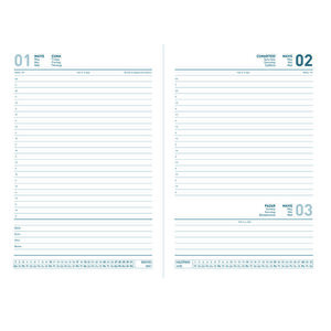 Gıpta 106-ECK Eko 17x24 cm 2026 Günlük Baskılı Ajanda kucuk 3