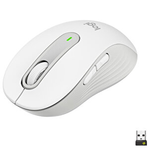 Logitech Signature M650 Küçük ve Orta Boy Sağ El Için Sessiz Kablosuz Mouse - Beyaz buyuk 1