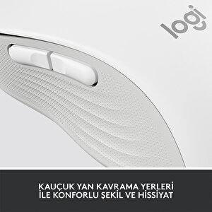 Logitech Signature M650 Küçük ve Orta Boy Sağ El Için Sessiz Kablosuz Mouse - Beyaz buyuk 7