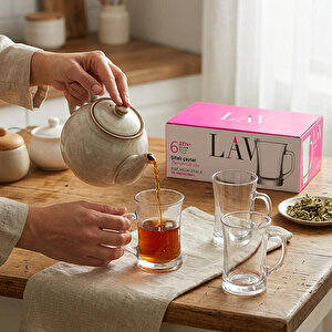 Lav ZPL404F Zen Plus Cam Kupa Çay Bardağı 225 ml 6'lı Fiyatı | Avansas