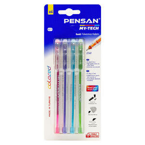 Pensan 0,7 My-Tech Tükenmez Kalem Renkli 4’lü