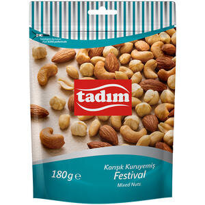 Tadım Karışık Kuruyemiş Festival 180 g