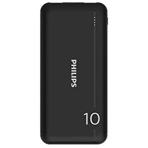 Philips DLP1810 10000 mAh 2 USB Çıkışlı Powerbank Siyah buyuk 1