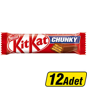 Nestle Kitkat Chunky Gofret 38 gr 12'li buyuk 1