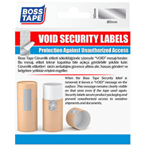 Boss Tape Yapışkanlı Güvenlik Etiketi 30'lu Paket buyuk 3