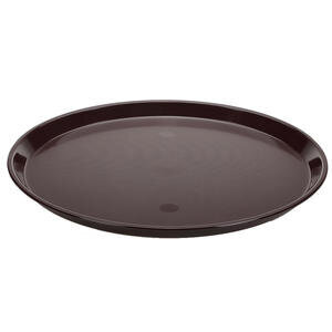 Bora Plastik Yuvarlak Gastronomi Kaymaz Tepsi 355 mm