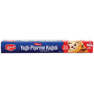Roll-Up Silikonlu Kesilmiş Pişirme Kağıdı 37 cm x 42 cm 16 yp (39gsm)