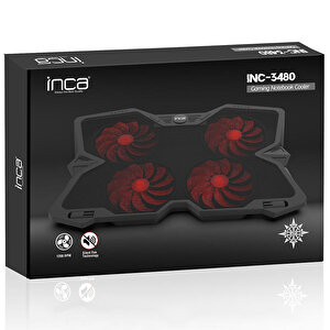 Inca INC-3480 4X FAN 17,3" Notebook Soğutucu buyuk 6