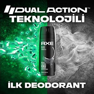 Axe Erkek Sprey Deodorant Black 150 ML buyuk 3