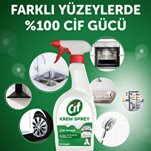 Cif Yüzey Temizleyici Amonyak Sprey 750 ML buyuk 6