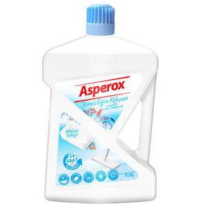 Asperox Parfümlü Yüzey Temizleyici Temizliğin Kokusu Beyaz Sabun 2,5 litre