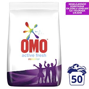 Omo Active Toz Çamaşır Deterjanı Renkliler İçin 7.5 KG buyuk 3