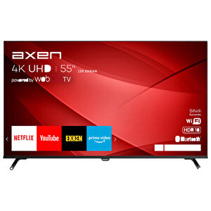 Axen AX55FIL243C-S 55 FRLS UHD WEBOS 55'' 139 Ekran Smart Uydulu LED TV buyuk 1