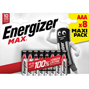 Energizer Max AAA 8'li  Alkalin Pil buyuk 1