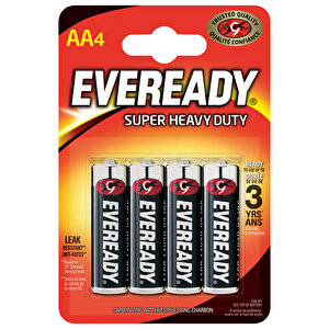 Energizer Eveready 4' lü AA Kalın Pil buyuk 1