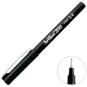 Artline 200N Fineliner Kalem 0.4 mm Siyah