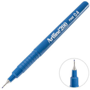 Artline 200N Fineliner Kalem 0.4 mm Mavi