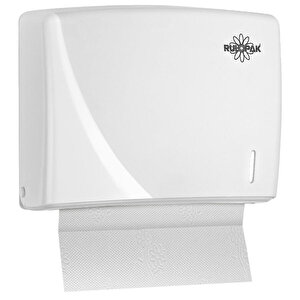 Rulopak Modern Z Katlı Havlu Dispenseri 200'lü Beyaz buyuk 1