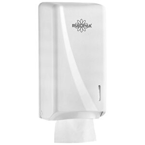 Rulopak Tekçek Maxi Tuvalet Kağıdı Dispenseri Beyaz 303510 buyuk 1