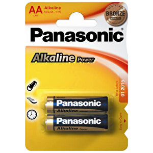 Panasonic Alkalin Power Kalem AA Kelam Pil 2'li Paket buyuk 1
