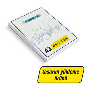 A3 El İlanı Kendi Tasarımı Yükle