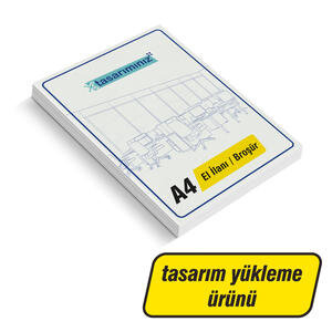 A4 El İlanı Kendi Tasarımı Yükle