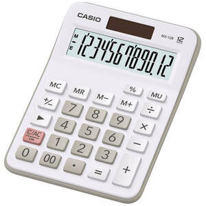 Casio MX-12B-WE Masaüstü Hesap Makinesi 12 Haneli Beyaz
