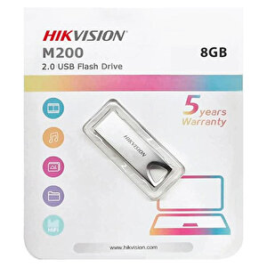 Hikvision 8 GB USB 2.0 HS-USB-M200-8G Flash Bellek buyuk 1
