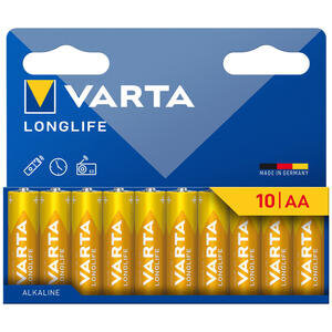 Varta Longlife Alkalin AA Kalem Pil 10'lu Paket