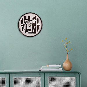 Regal Klik Simplex Duvar Saati 38 cm Dekoratif Kış Desenli buyuk 2