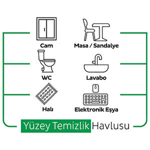 Sleepy Easy Clean Beyaz Sabun Katkılı Yüzey Temizlik Havlusu 100 Yaprak buyuk 5