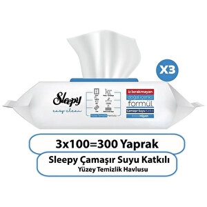 Sleepy Easy Clean Çamaşır Suyu Katkılı Yüzey Temizlik Havlusu 100 Yaprak buyuk 3