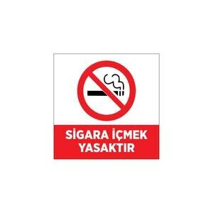 Sigara İçmek Yasaktır Uyarı Levhası