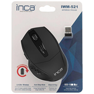 Inca IWM-521 Rechargeable Silent Wireless Mouse buyuk 5