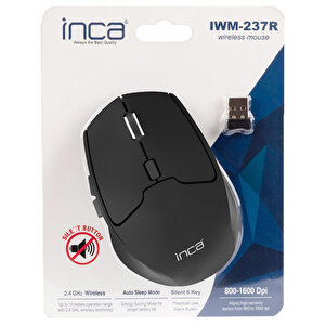 Inca IWM-237R 600-1600 dpı 4 Level Sessiz Kablosuz Mouse buyuk 5