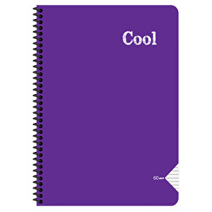 Keskin Color Cool Spiralli PP kapak A4 Çizgili Defter 60 Yaprak buyuk 7