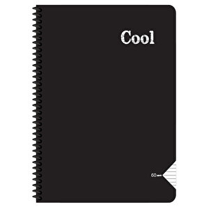 Keskin Color Cool Spiralli PP kapak A4 Çizgili Defter 60 Yaprak buyuk 8