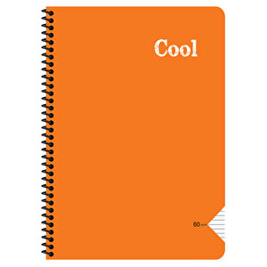 Keskin Color Cool Spiralli PP kapak A4 Çizgili Defter 60 Yaprak buyuk 9