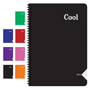 Keskin Color Cool A4 72 Yaprak Kareli Pp Kapak Spiralli Defter buyuk 1