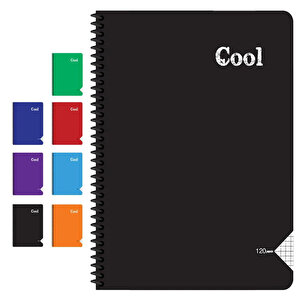 Keskin Color Spiralli A4 Boy 120 Yaprak Kareli Defter buyuk 1