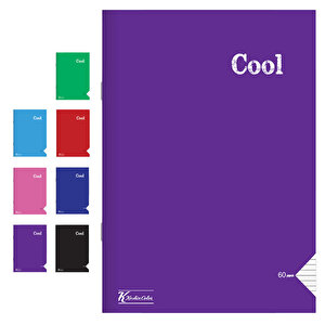 Keskin Color Cool A4 60 Yaprak Kareli Pp Kapak Dikişli Defter buyuk 1