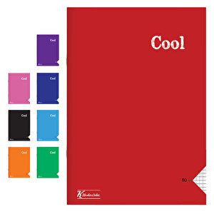 Keskin Color Cool A4 80 Yaprak Kareli Pp Kapak Dikişli Defter buyuk 1