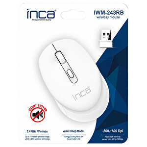 Inca IWM-243RB Candy Desing 4D Silent Wireless Mouse buyuk 4