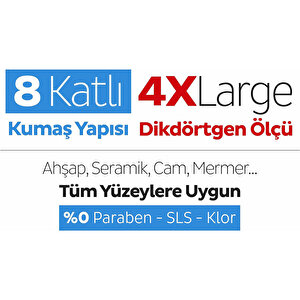 Sleepy Easy Clean Çamaşır Suyu Katkılı Mopa Uyumlu Yer Temizlik Havlusu 50 Yaprak buyuk 5